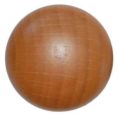 Pomolo Legno Liscio Faggio Lucido con Vite X33 26 a 36 mm 10 Pezzi - 2