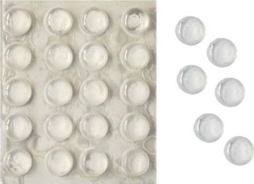 Paracolpi Adesivo Pronty Siliconico 10 x 3 mm 20 Pezzi - 2