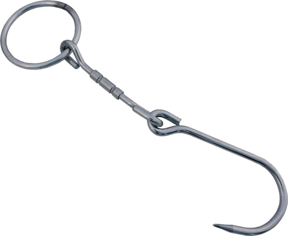 Gancio Snodato con Anello 260 X in Acciaio Inox 7 mm - 2