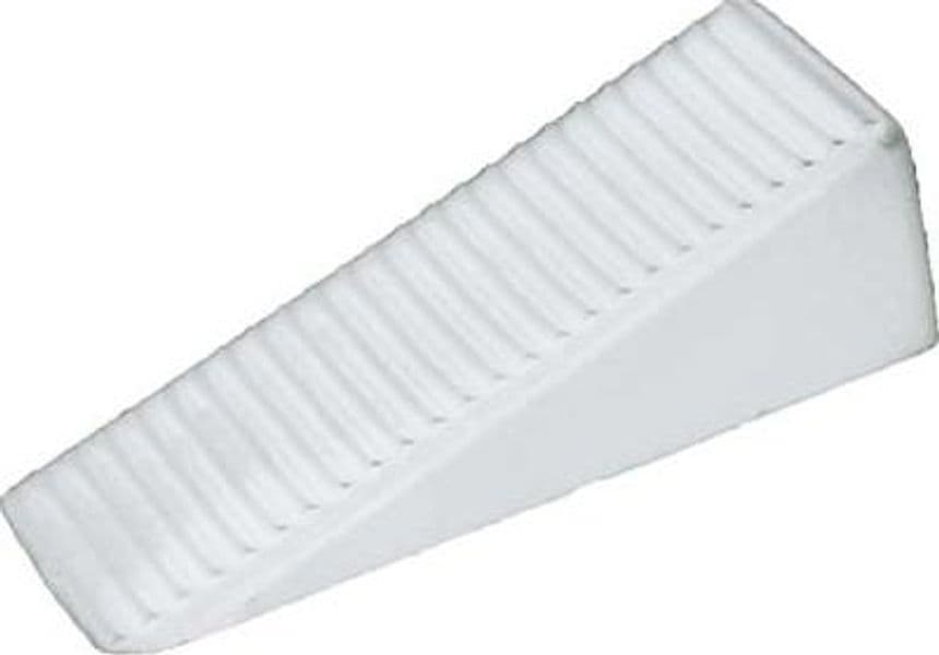 Fermaporte Adesivo a Cuneo Plastica Bianco 100 Pezzi – Autres
