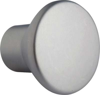 Pomolo Zama Sfera Piana 2401 Metalstyle Cromo Opaco 24 x 24 mm 10 Pezzi - 2