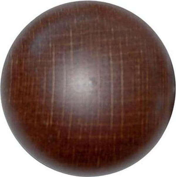 Pomolo Legno Liscio Noce Scuro X30 20 a 30 mm 10 Pezzi – Autres