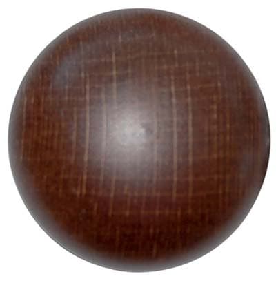 Pomolo Legno Liscio Noce Scuro X30 20 a 30 mm 10 Pezzi - 2