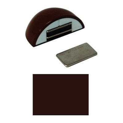 Fermaporte Magnetico Ap 123 Resina Termoplastica Noce 10 Pezzi - 2