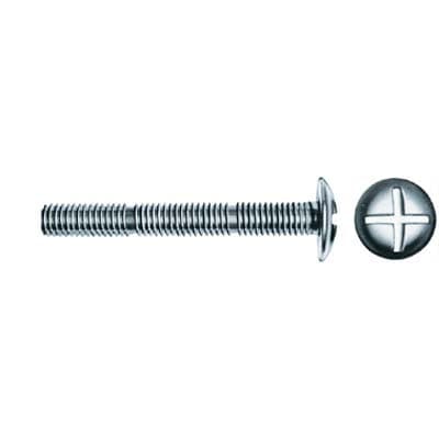 Vite di Fissaggio per Pomolo e Maniglia Acciaio Zincato 4 x 45 mm 200 Pezzi - 2