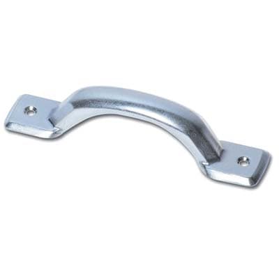 Maniglietta Acciaio per Mobili Nichelato Imbutita Int 140 mm 10 Pezzi - 2