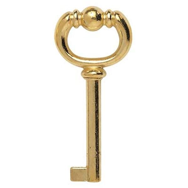 Chiave Mobili H 1220 Zama Ottone Lucido 74 mm 10 Pezzi – Autres