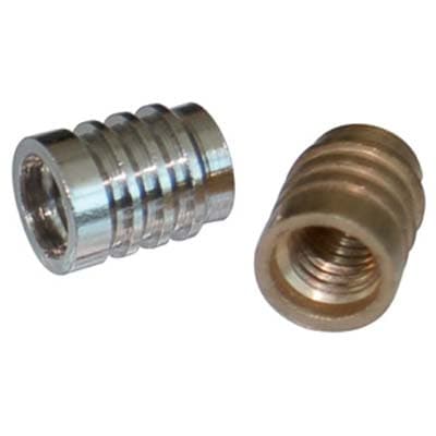 Bussola per Mensola Tornita Ottone Lucido Filetto M5 7 x 9 mm 500 Pezzi - 2