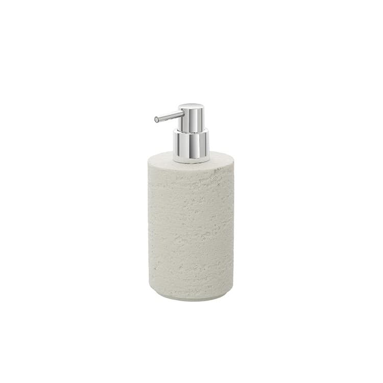 Dispenser Sapone Bianco Linea Arizona in Poliresina Design Moderno Feridras - 2