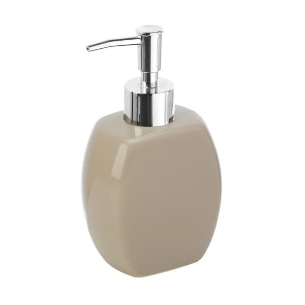 Dispenser Sapone in Ceramica Tortora 360 Ml Linea Parigi Feridras - 2