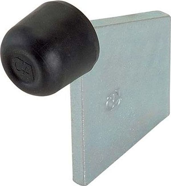 Arresto Fine Corsa Cancello a Saldare 381 105 x 110 mm Ø 35 mm 2 Pezzi - 2