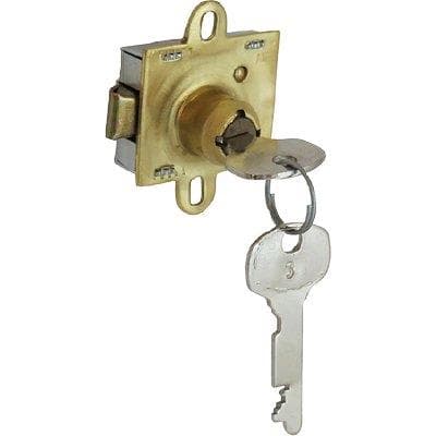Serratura Casellari Postali 143 Ibfm Ottonata Cilindro 12 mm 5 Pezzi - 2