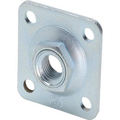 Piastra a Saldare 860 Combi Zincata M20 100 x 100 mm 5 Pezzi - 2