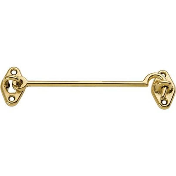 Fermapersiane a Gancio Ottone Lucido con Piastrina 140 mm 10 Pezzi – Autres