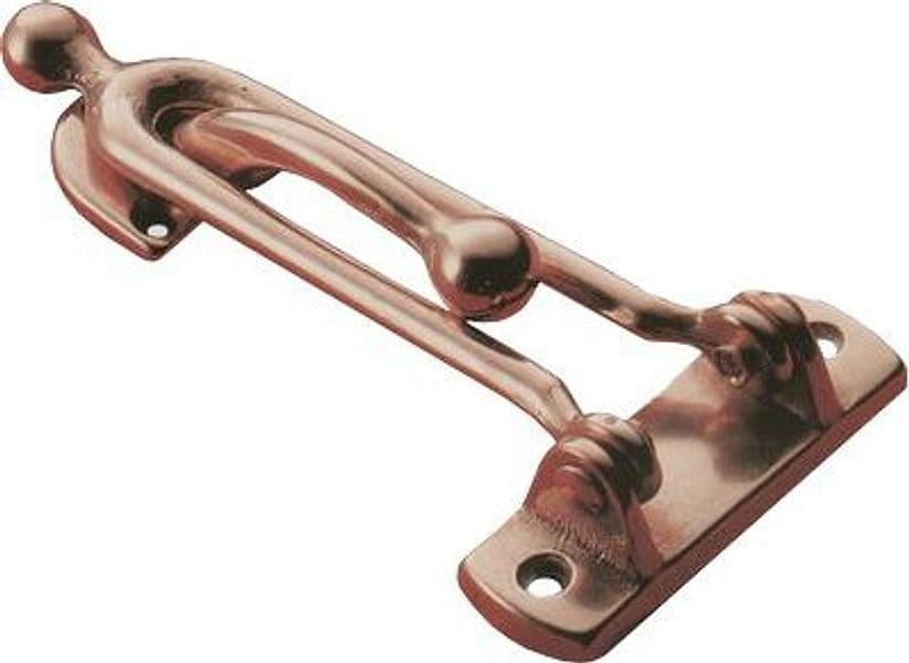 Fermaporta Sicurezza Asola e Nasello Ottone Bronzato 3 Pezzi – Autres