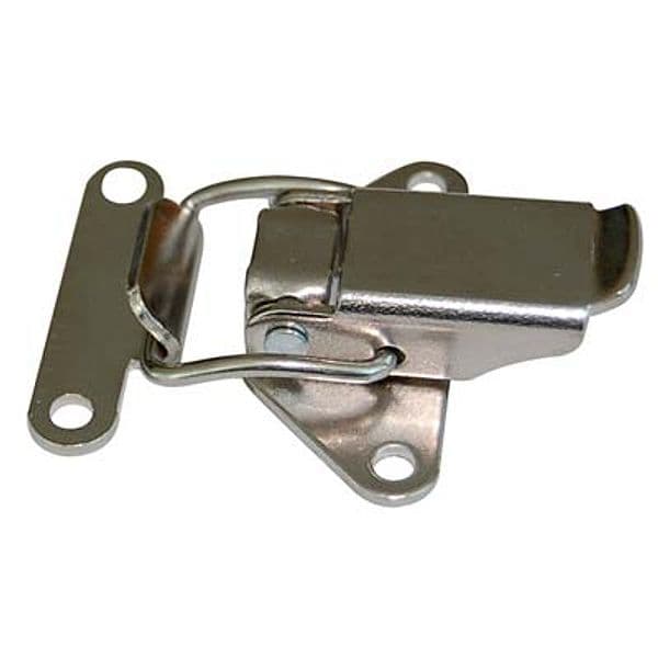 Chiusura a Leva Acciaio Grezzo Nichelato con Incontro 52 x 33 mm 20 Pezzi - 2