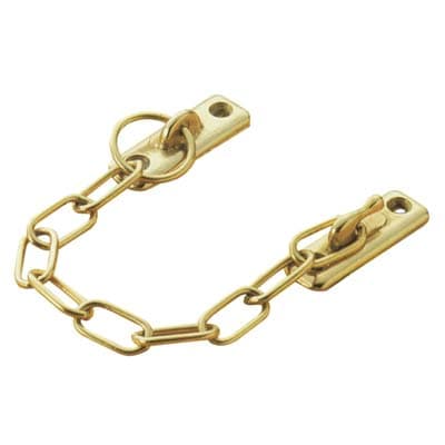 Catenella Ritieni Imposte Ottone Lucido 17 cm 10 Pezzi - 2