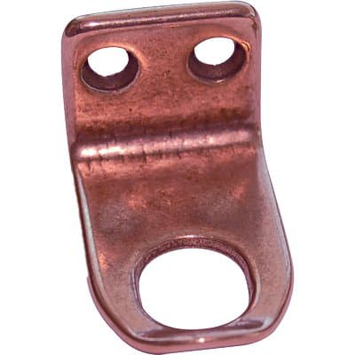 Incontro Cricchetto Vasistas Ottone Bronzato 24 x 40 mm H 22 mm 10 Pezzi - 2
