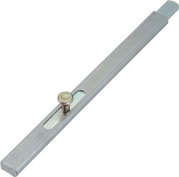 Catenaccio a Saldare Verticale 215 Combi Zincato 6 x 16 mm H 400 mm 5 Pezzi - 2
