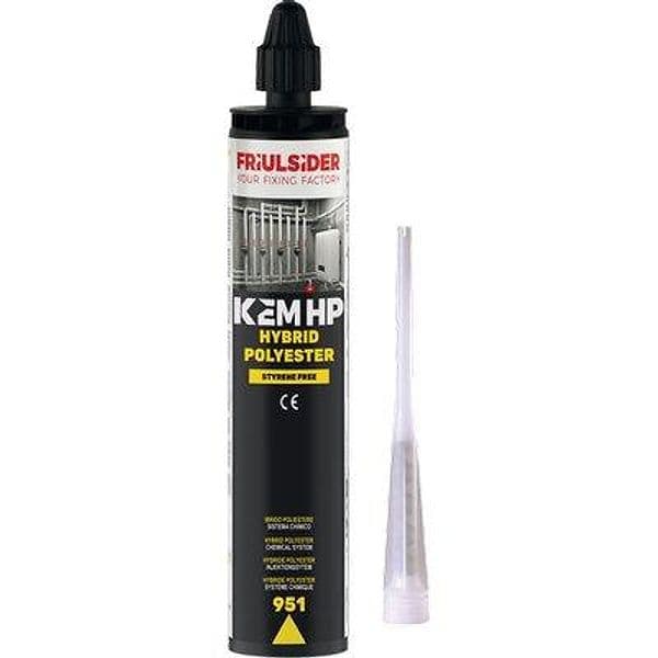 Tassello Ancorante Chimico Kem 951 Friulsider 300 ml 12 Pezzi - 2
