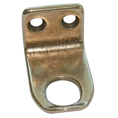 Incontro Cricchetto Vasistas Ottone Lucido 24 x 40 mm H 22 mm 10 Pezzi - 2