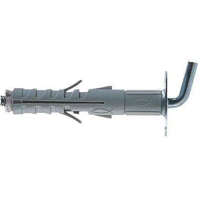 Tassello Nylon Sb Lungo Gancio Corto Fischer Sb 9 L8 100 Pezzi - 2