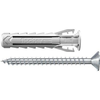 Tassello Nylon Sx Plus S Fischer Vite TSP Cava Pz Sx 8X40 S 50 Pezzi - 2