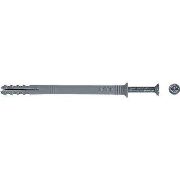 Tassello Nylon Prolungato N S Fischer Vite a Chiodo N 8X 80 a 40 S 50 Pezzi