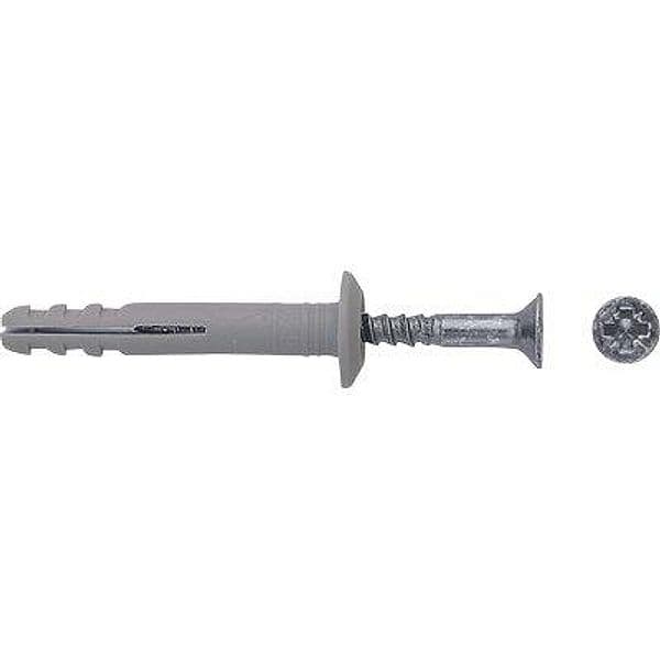 Tassello Nylon Prolungato N P Fischer Vite a Chiodo N 6X40 x 7 P 100 Pezzi
