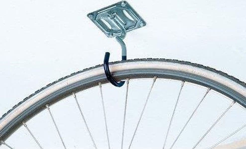Gancio Porta Bici Corto 822 Minutex Acciaio Zincato 16 cm 4 Pezzi - 2