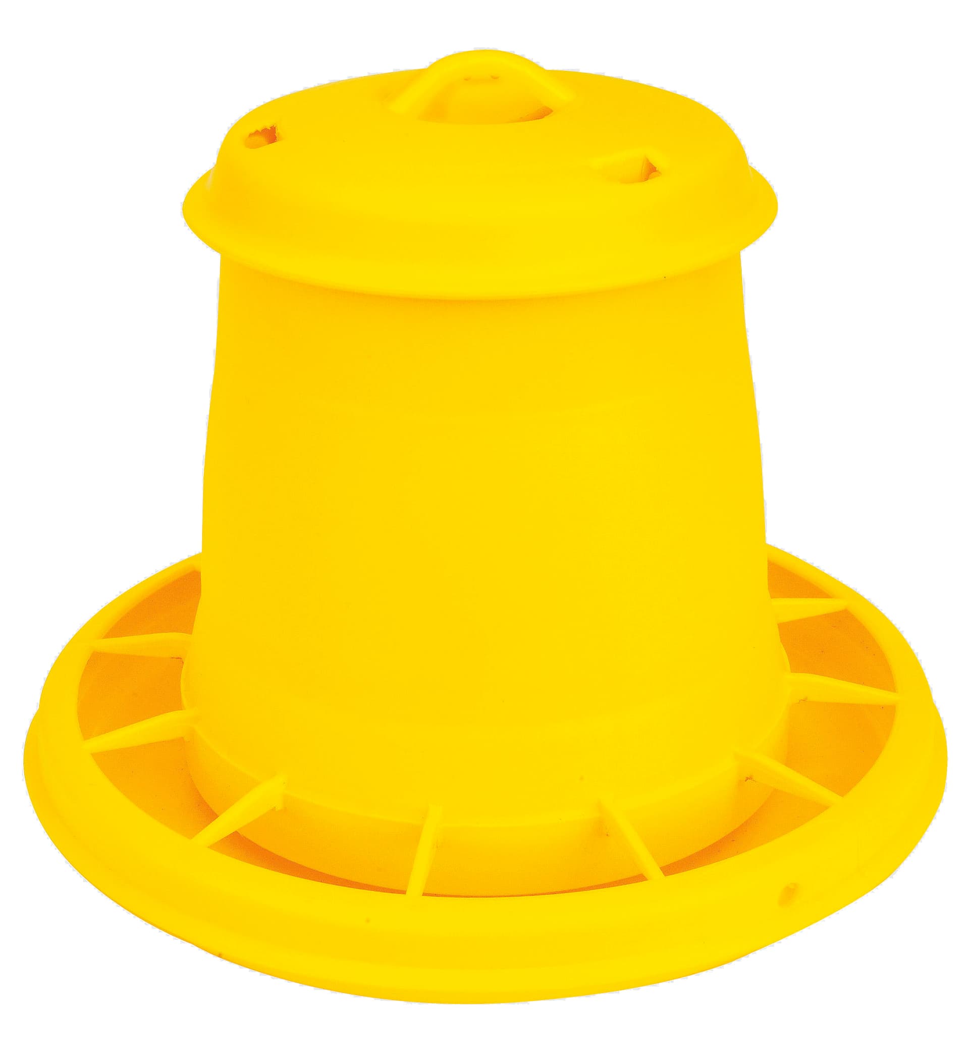 Mangiatoia Tramoggia per Polli con Antispreco Ø Cm 28 x 25 H L 5 25 (kg 3 - 2