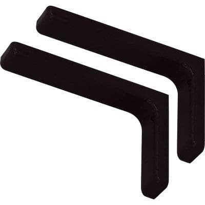 Reggimensola Ricoperta Leonardo Bolis Nero 240 x 144 mm 2 Pezzi - 2