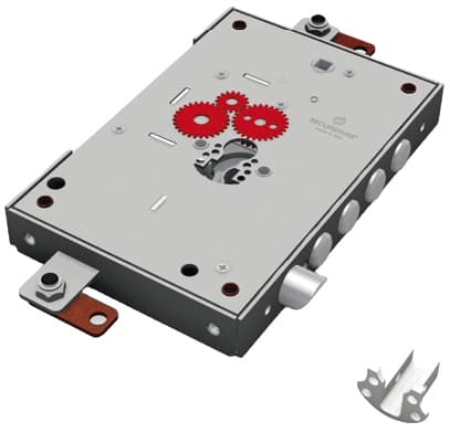 Serratura Triplice per Porte Blindate Sx Reversibile Interasse Mm 37 Art - 2