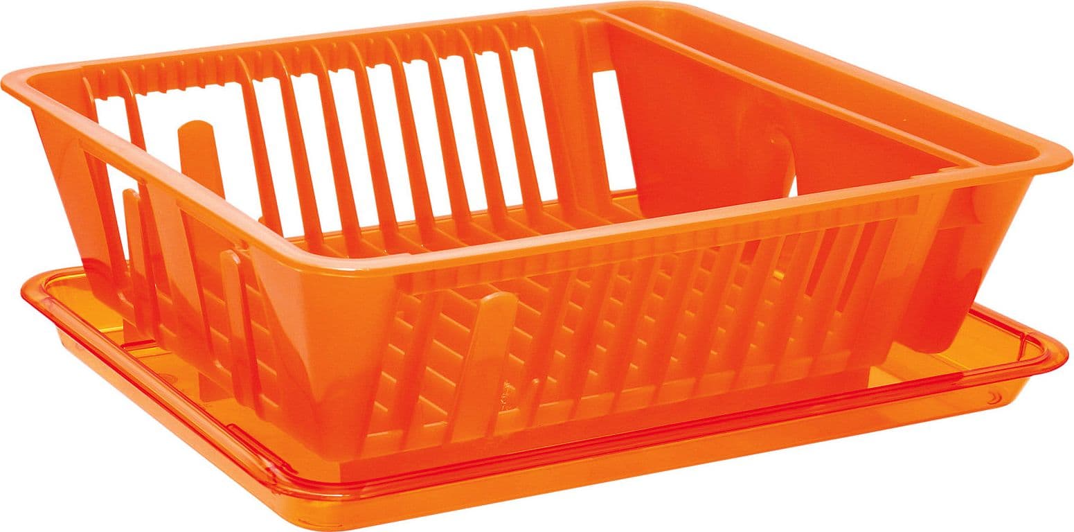 Scolapiatti con Vassoio Salvagocce Cm 37 x 33X12 H - 2