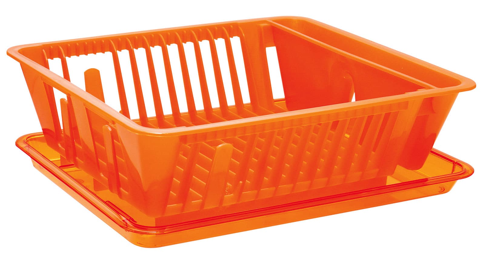 Scolapiatti con Vassoio Salvagocce Cm 37 x 33X12 H - 2