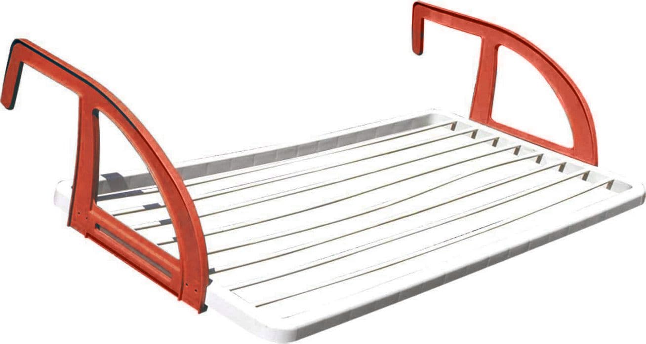 Stendibiancheria da Balcone in Resina Cm 105 x 55X26 H Stenditura M 10 – Autres