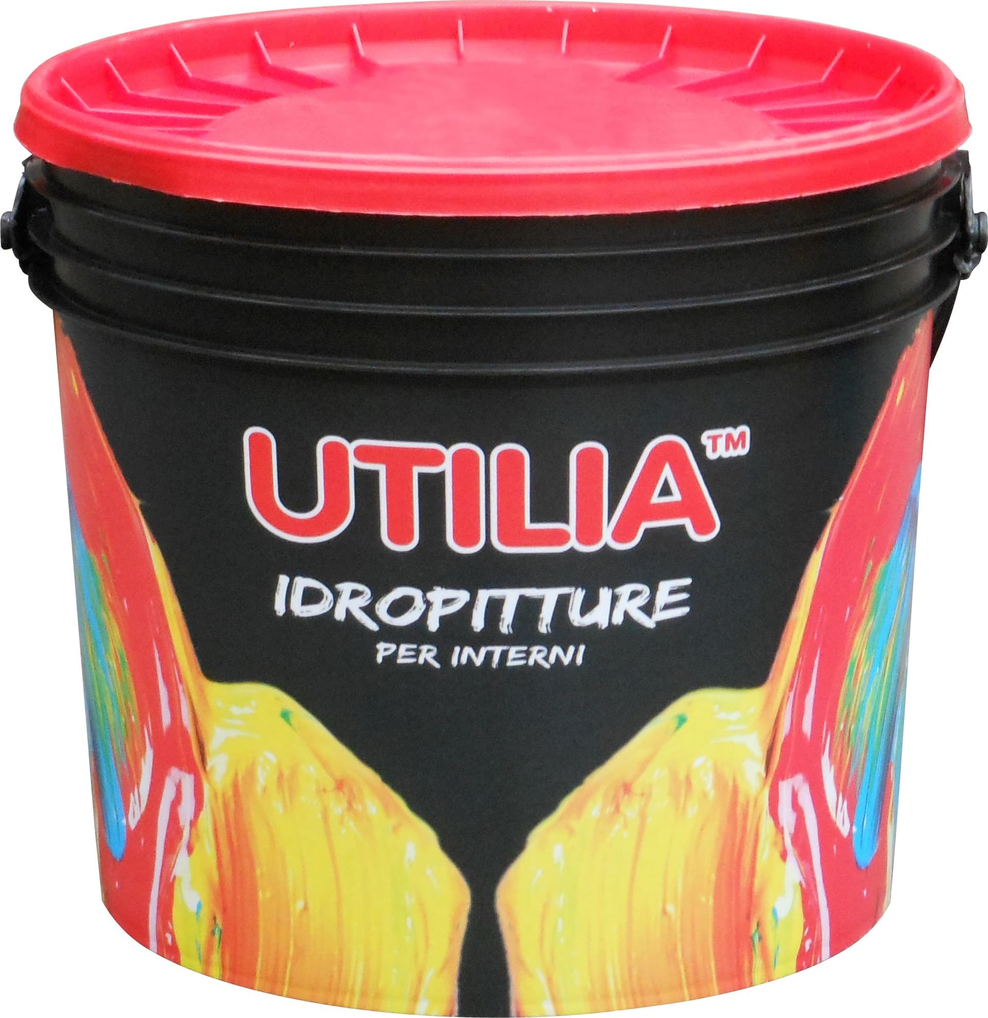 Idropittura a Tempera Colore Bianco L 4 Utilia