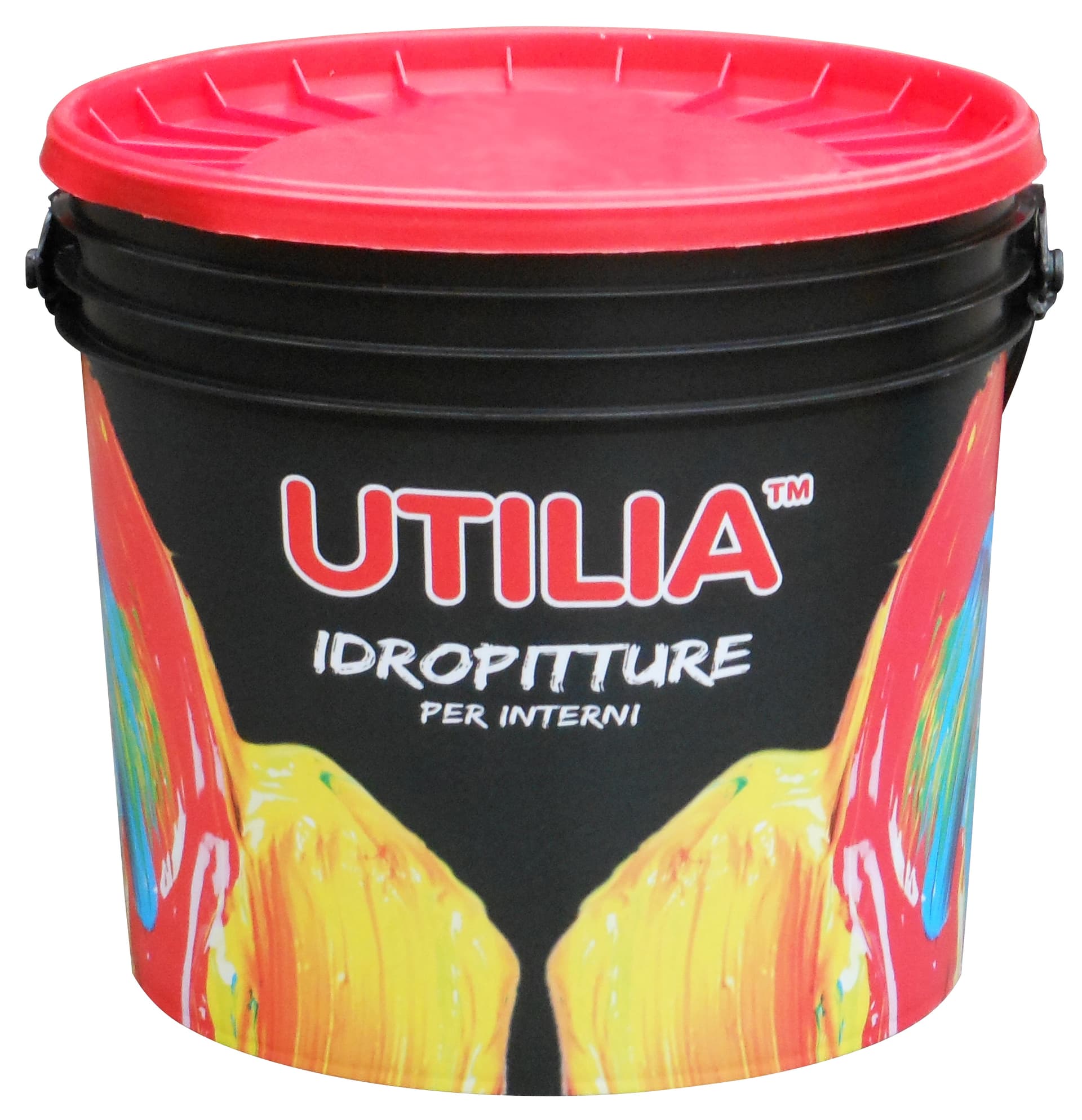 Idropittura a Tempera Colore Bianco L 4 Utilia - 2