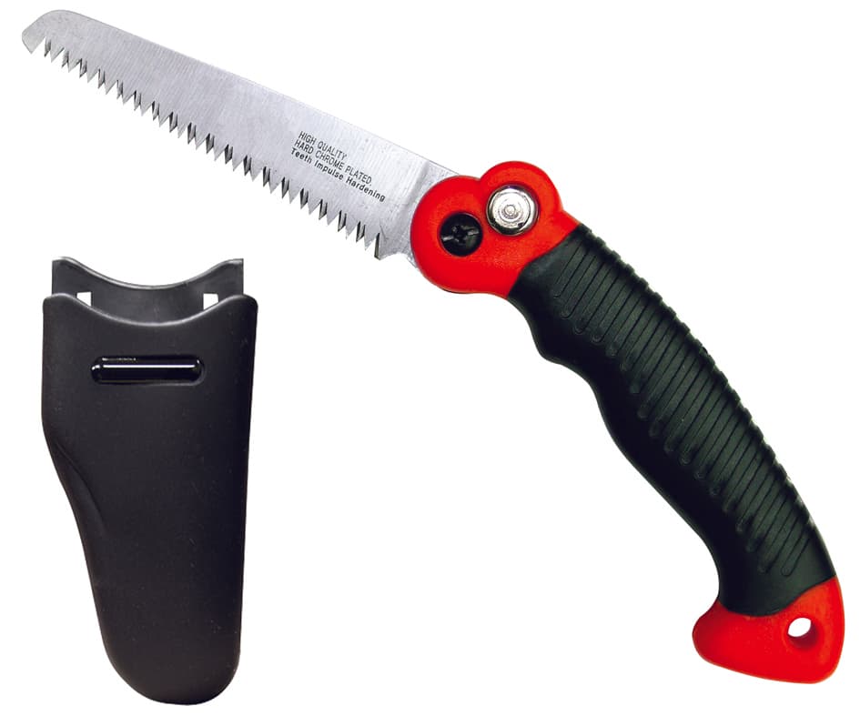 Segaccio Pieghevole con Pulsante e Fodero con Lama Mm 120 Utilia - 2