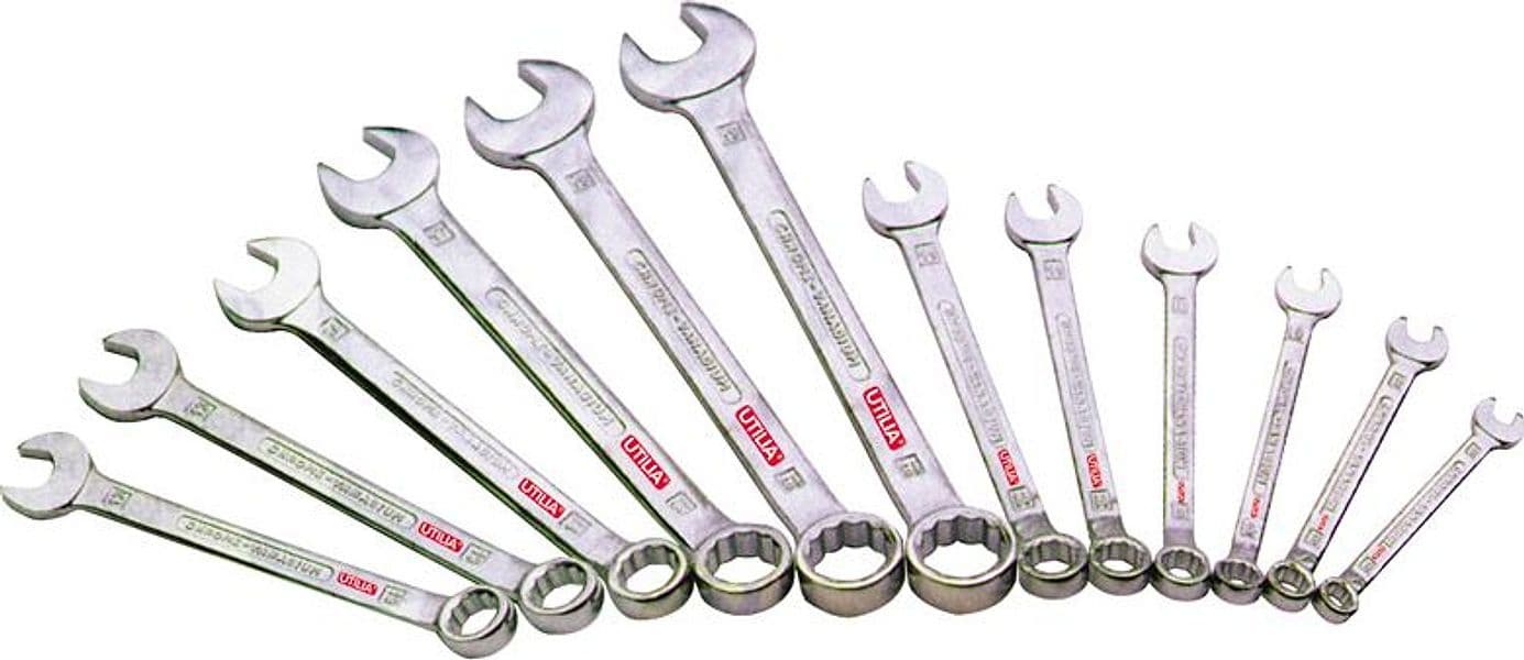 Serie Chiavi Combinate 12 Pezzi Utilia