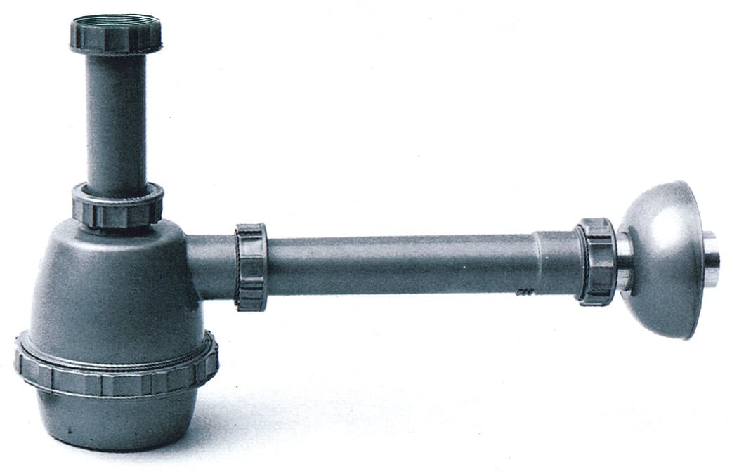 Sifone in Plastica a 1 Via senza Piletta Misura 1.½ - 2