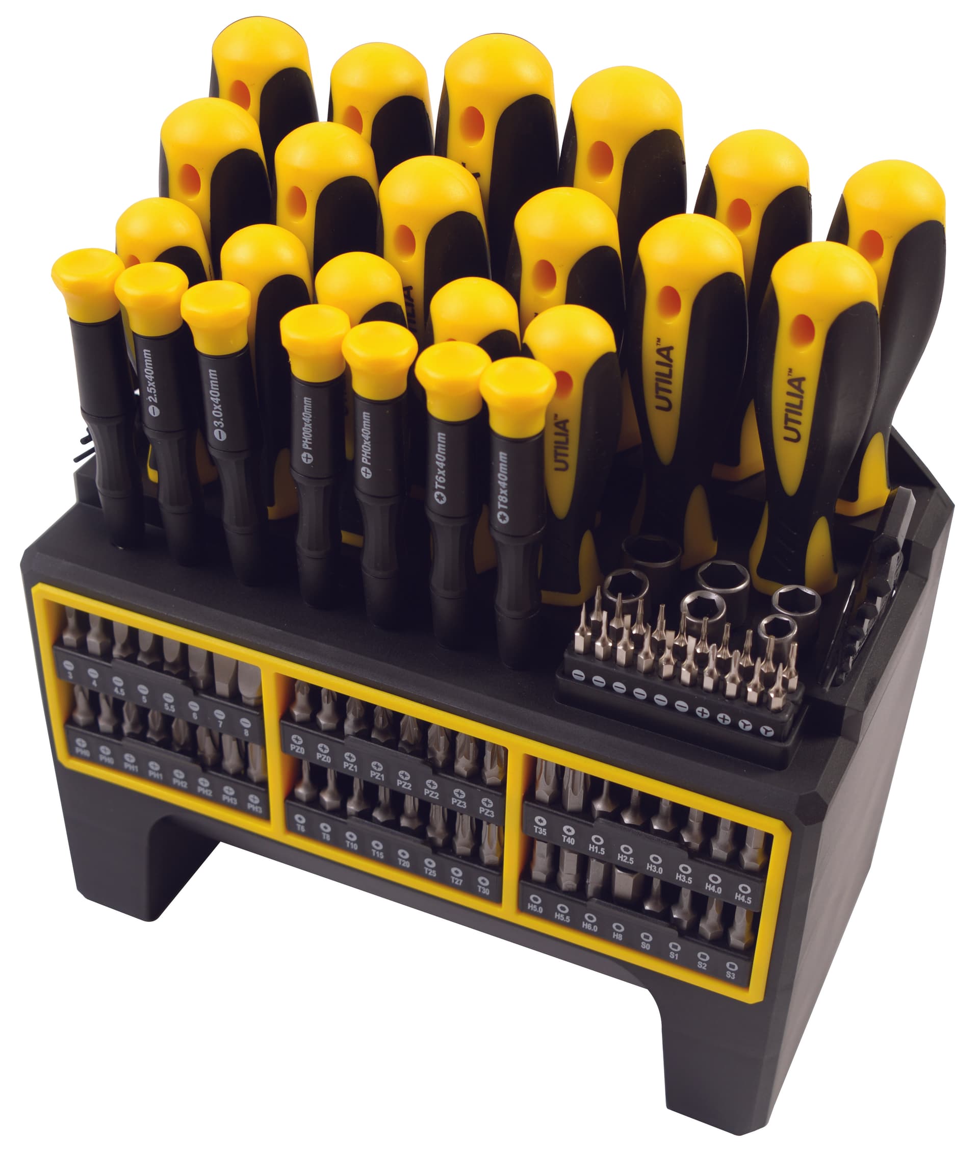 Set Giraviti ed Inserti 114 Pezzi Utilia - 2
