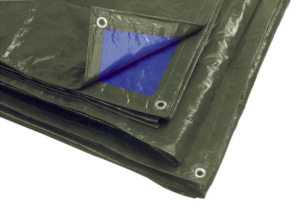 Telo Occhiellato Multiuso in Polietilene Colore Verde Blu (120 Codice 43743 - 2