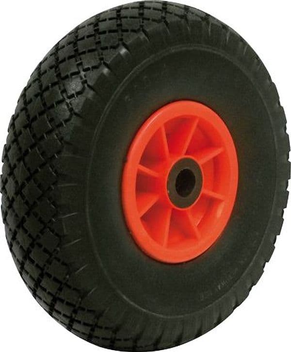 Ruota Piena per Carrelli Portasacchi Cerchione Plastica Ø Mm 260 Foro Ø Mm - 2