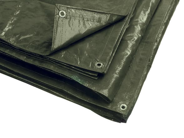 Telo Occhiellato Multiuso in Polietilene Colore Verde M 5 x 6 Utilia - 2