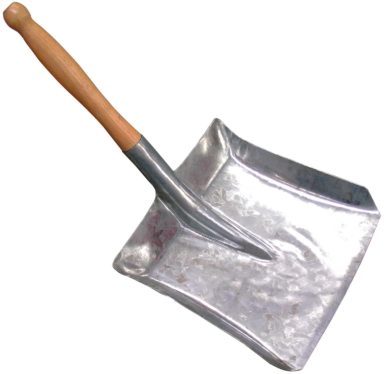 Paletta per Carbone Zincata con Manico Cm 23 x 23 - 2
