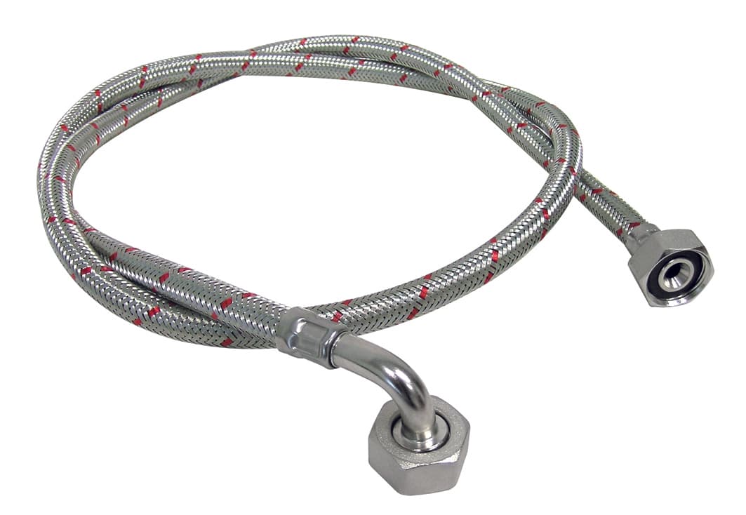 Tubo Carico Lavatrice Lavinox con Curva Attacco ¾ Cm 200 Parigi - 2