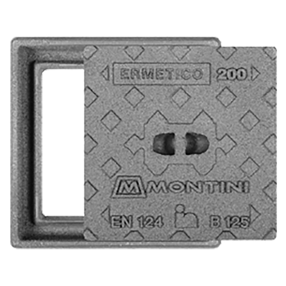 Chiusino Montini in Ghisa B125 Ermetico 5 kg 20 x 20 cm - 2
