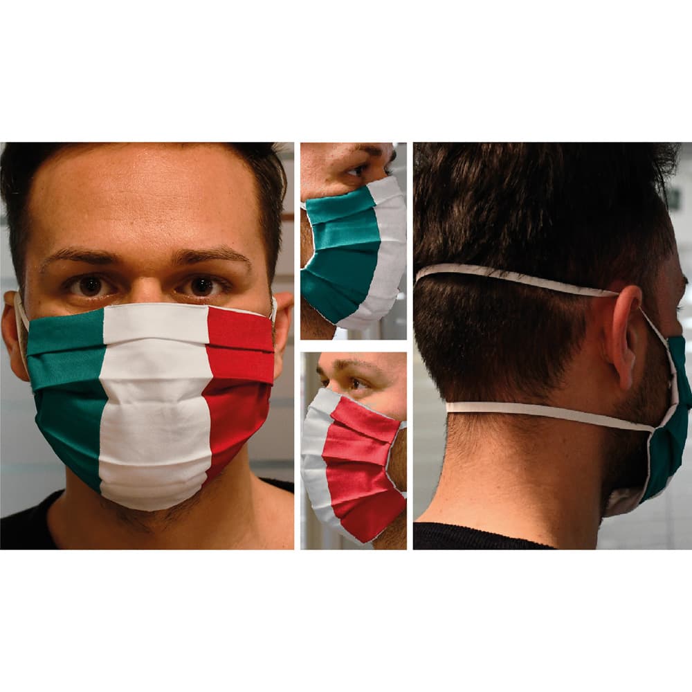 Mascherina Igienica Protettiva Riutilizzabile 'Tri 5 Pezzi 19 x 8 cm - 2
