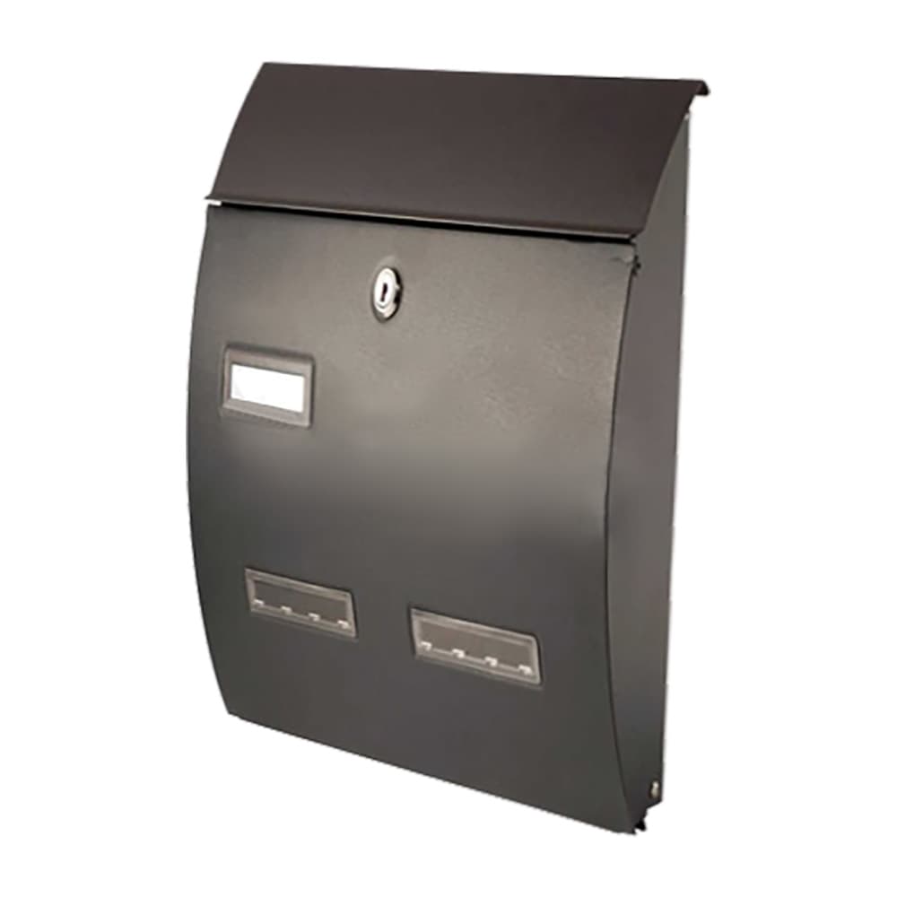 Cassetta Postale Porta Rivista Mille 708B Antracite 27 x 12 x 40 cm - 2